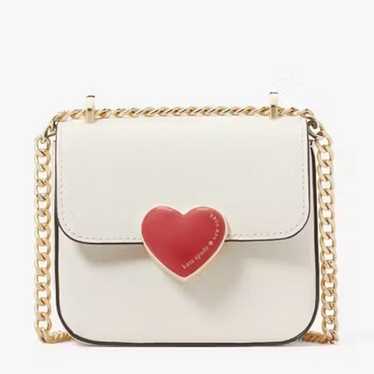 Kate Spade Heart Crossbody and Card Holder - image 1