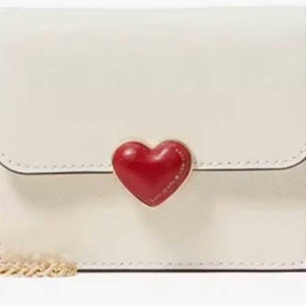 Kate Spade Heart Crossbody and Card Holder - image 2