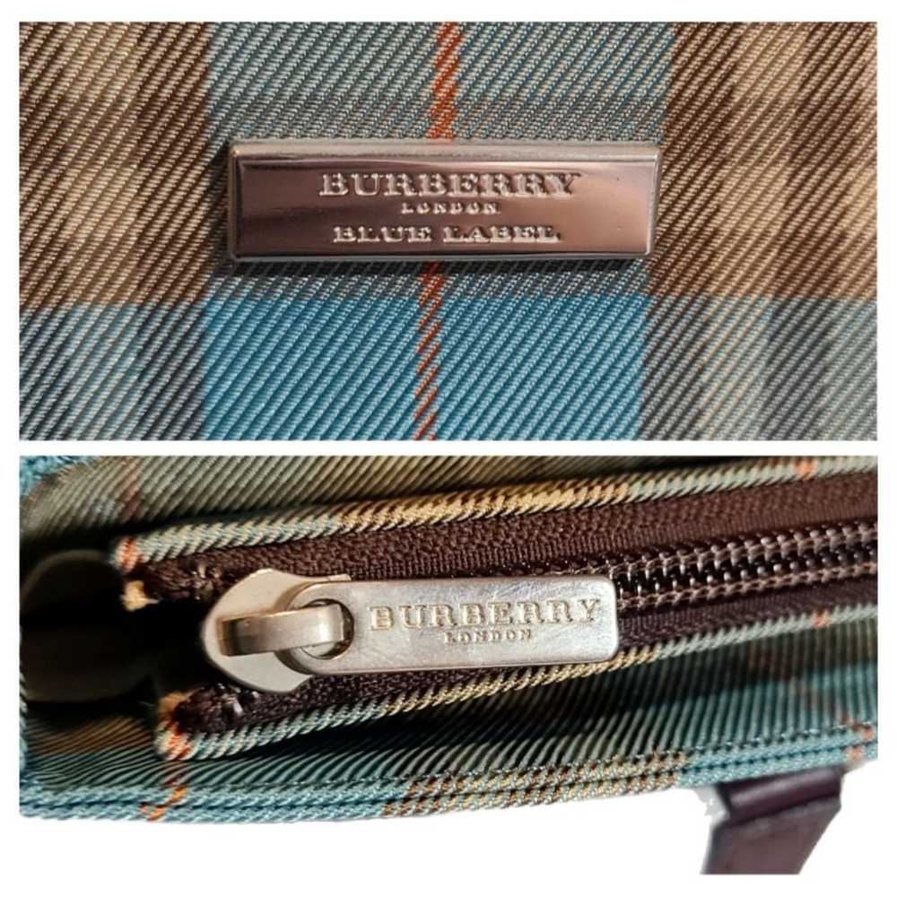 Burberry Blue Label [Authentic] Aqua Blue & Brown… - image 4