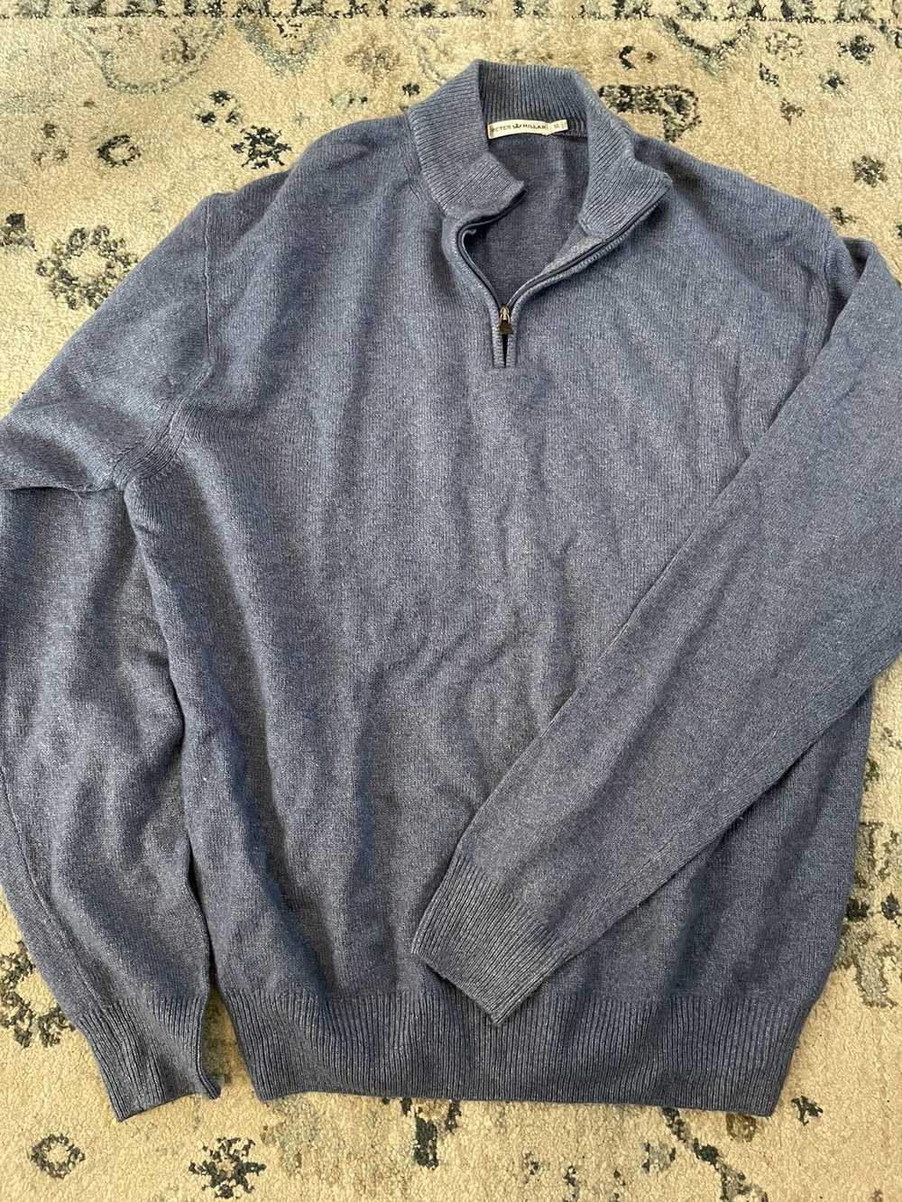 Peter Millar Italian Made Cashmere Blend 1/4 Zip … - image 2