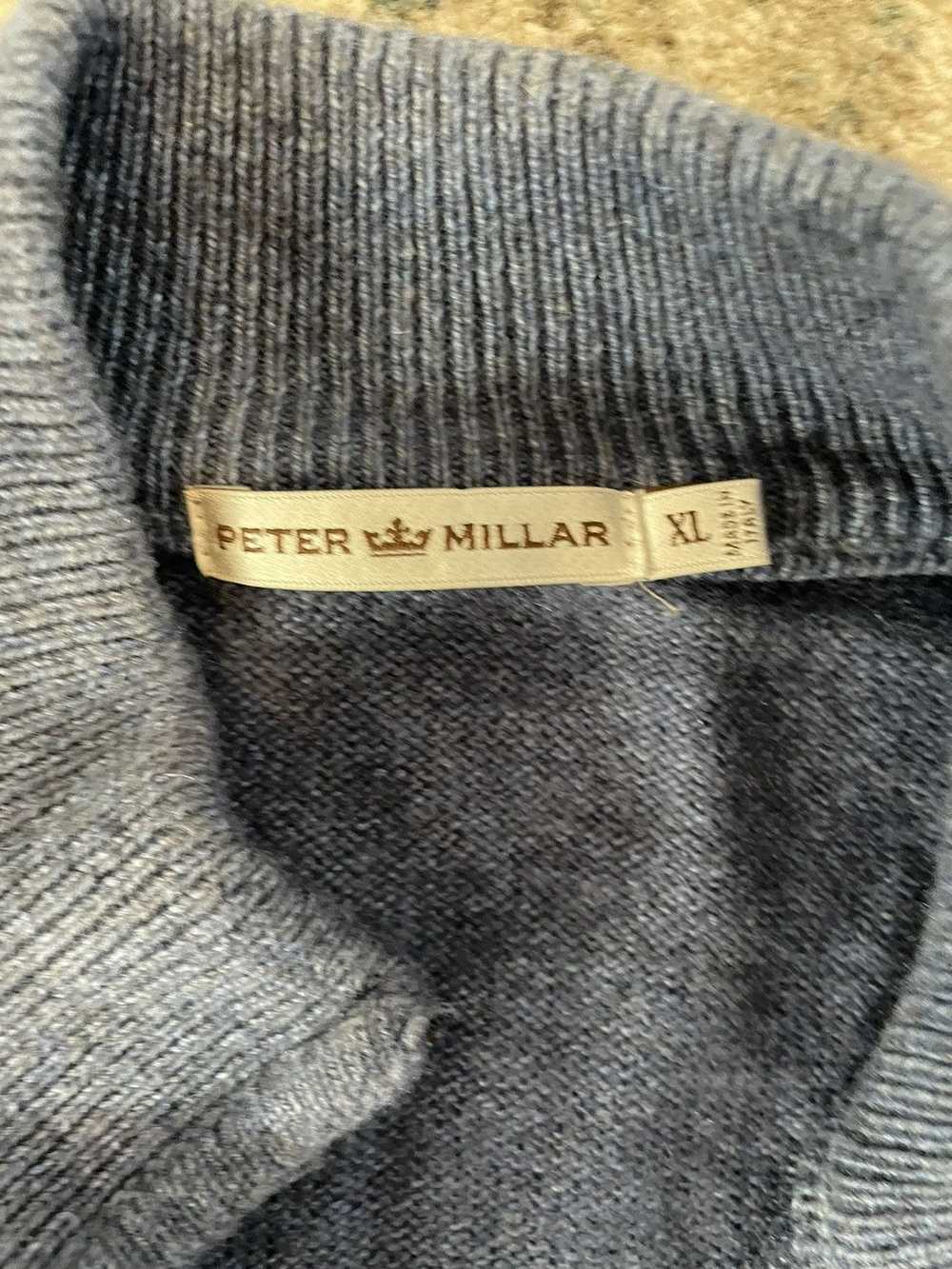 Peter Millar Italian Made Cashmere Blend 1/4 Zip … - image 3