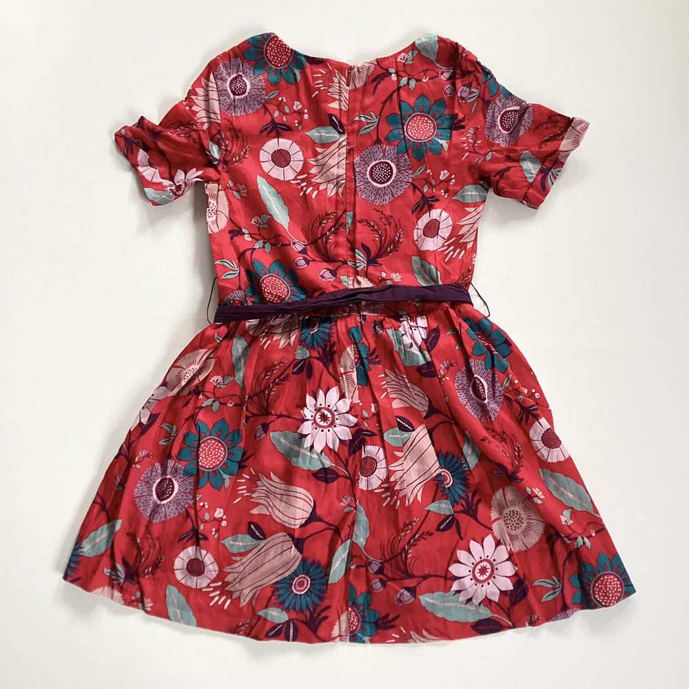 Tea Collection Germany Red Floral Dress - image 4