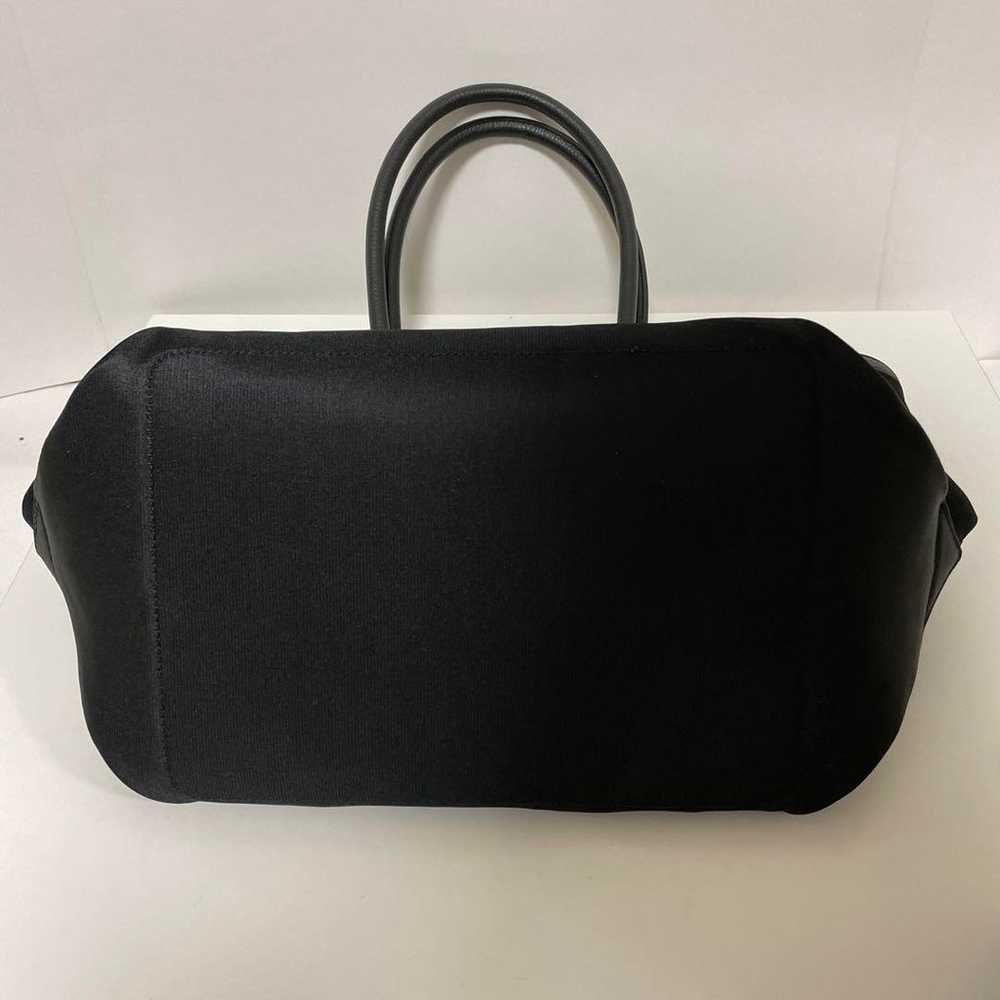 A.D.M.J. Nylon Zipper Tote Bag Black Used - image 6