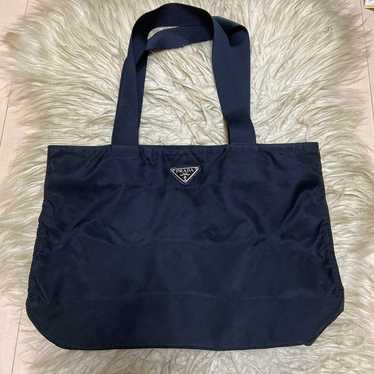 PRADA black tote bag nylon - image 1