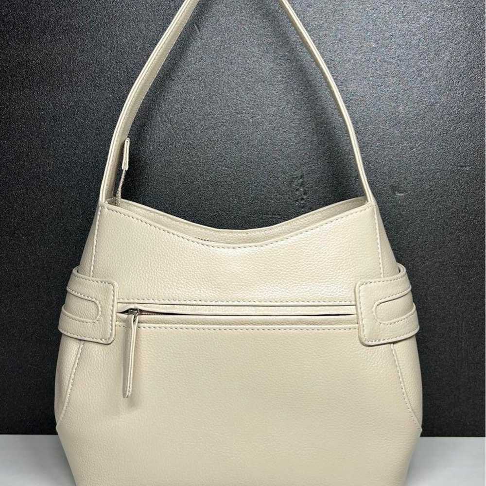 Yves Saint Laurent shoulder bag, white leather, l… - image 2