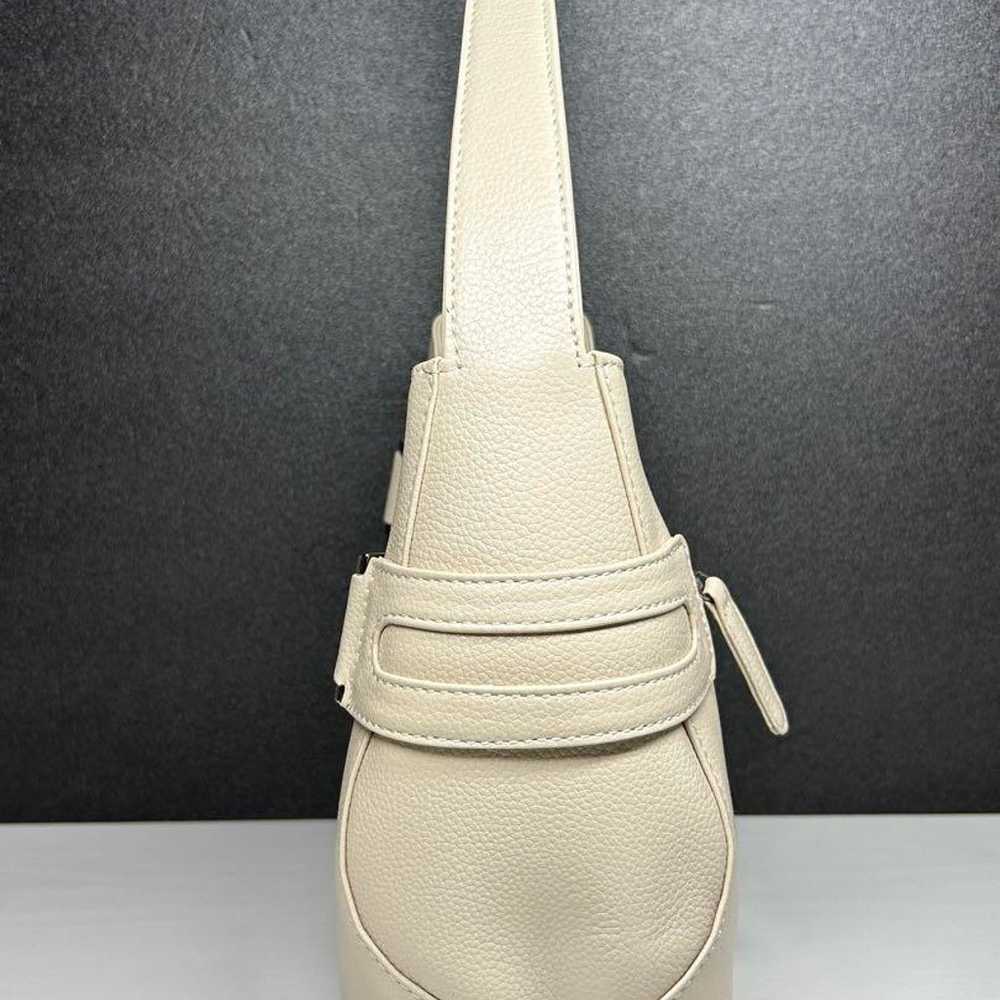 Yves Saint Laurent shoulder bag, white leather, l… - image 4