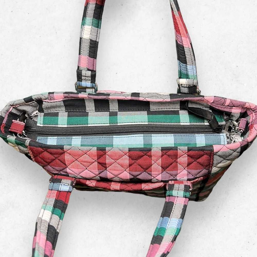 Vera Bradley Quilted Ribbons Plaid Medium Shoulde… - image 5