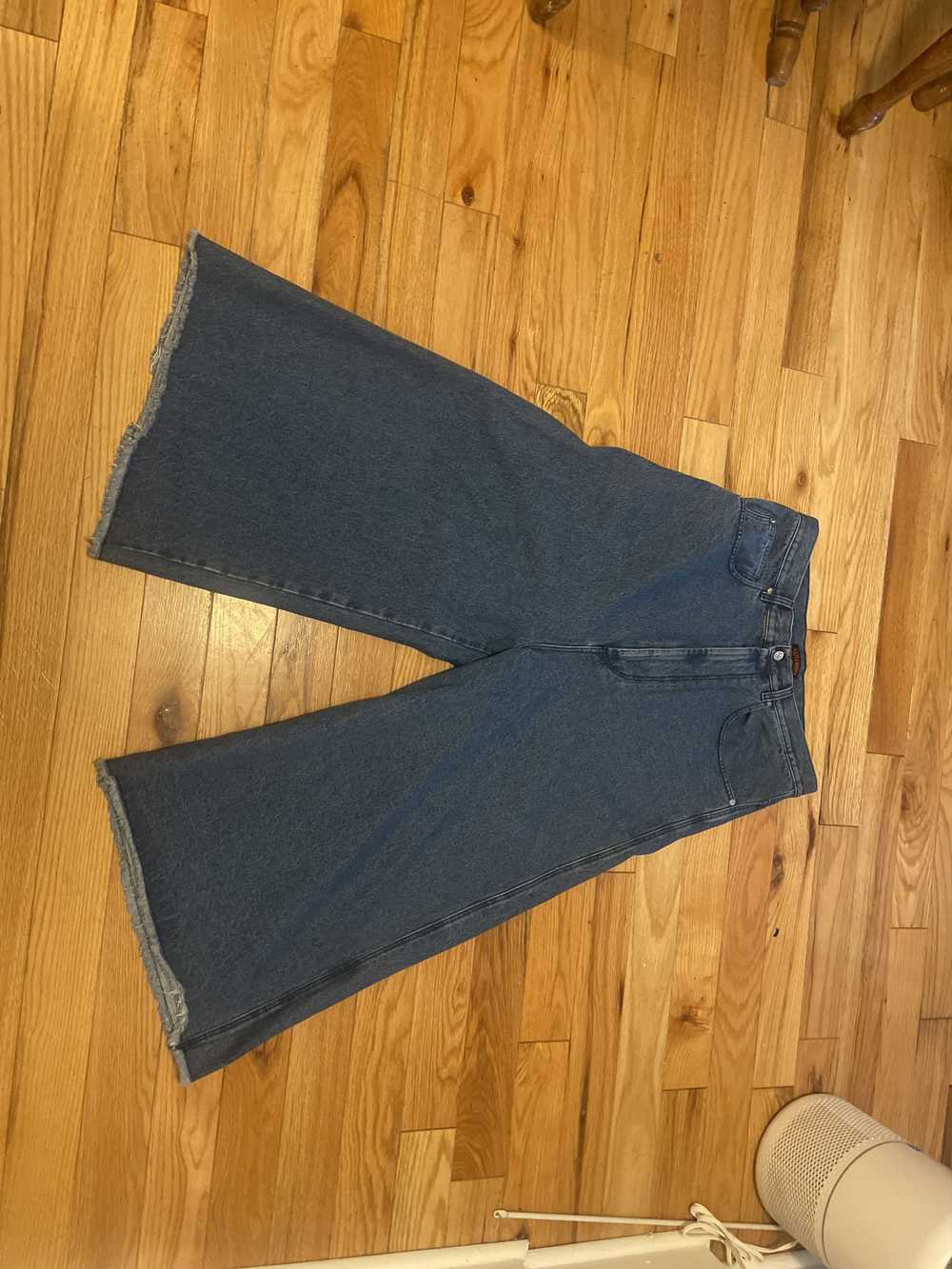 LUU DAN Baggy Blue Cropped Jeans - image 1