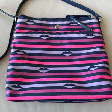 Kate Spade Jae Striped Nylon Crossbody