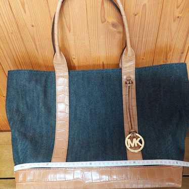 Michael Kors denim tote bag. - image 1