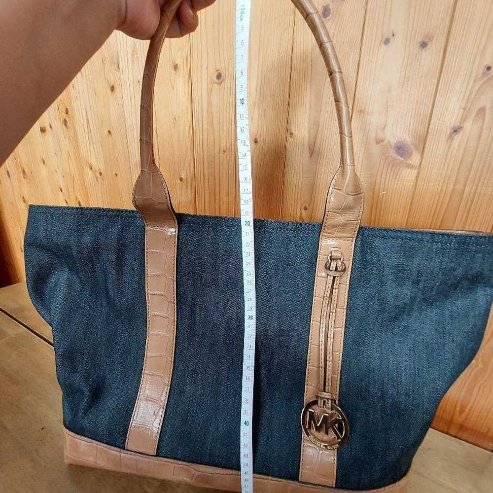 Michael Kors denim tote bag. - image 2