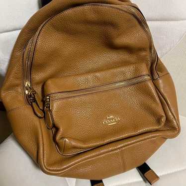 COACH Brown Leather Backpack