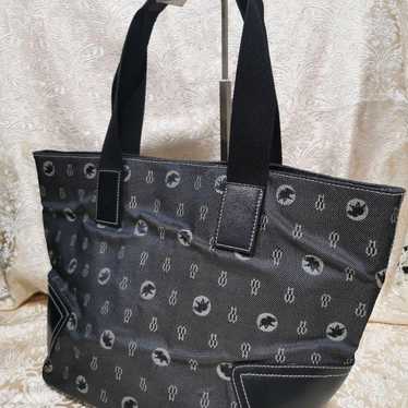 HUNTING WORLD Tote Dark shops Navy Black Nylon Found Handle