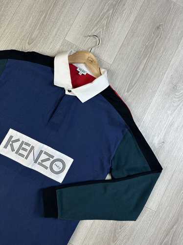 Designer × Kenzo Kenzo Big Ligo Rugby Long Sleeve 