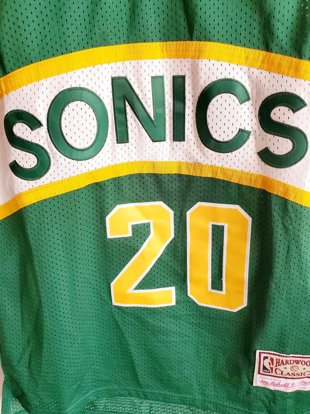 NBA × Vintage NBA Hardwood Classics Sonics Road 1… - image 2