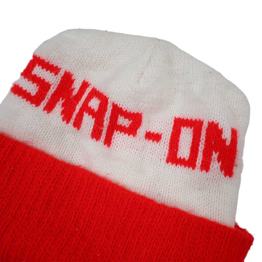 Vintage Vintage Snap On Tools Spellout Knit Beanie - image 2