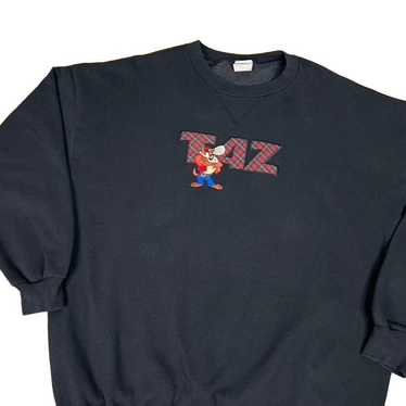 Vintage Vintage LOONEY TUNES TAZ 1997 Crew Neck S… - image 1