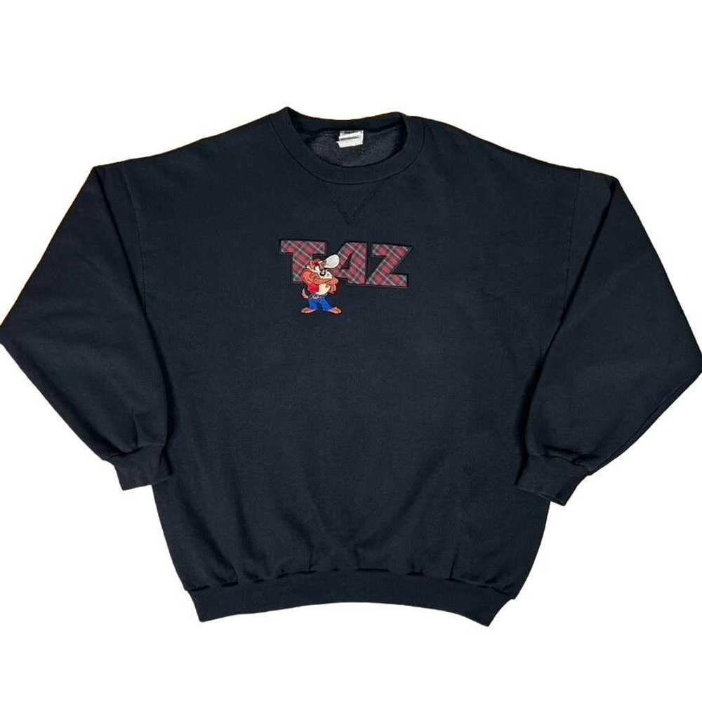 Vintage Vintage LOONEY TUNES TAZ 1997 Crew Neck S… - image 2