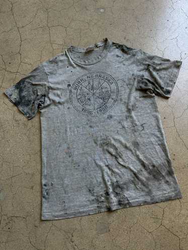 Vintage Thrashed 1980’s Nebraska single stitch tsh