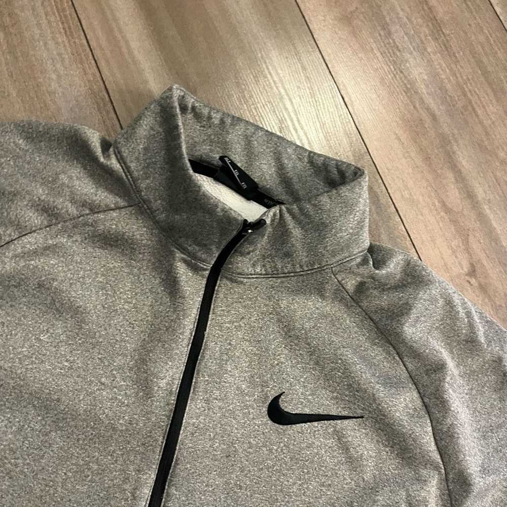 Nike Nike Grey Athletic Quarterzip Pullover Men X… - image 2