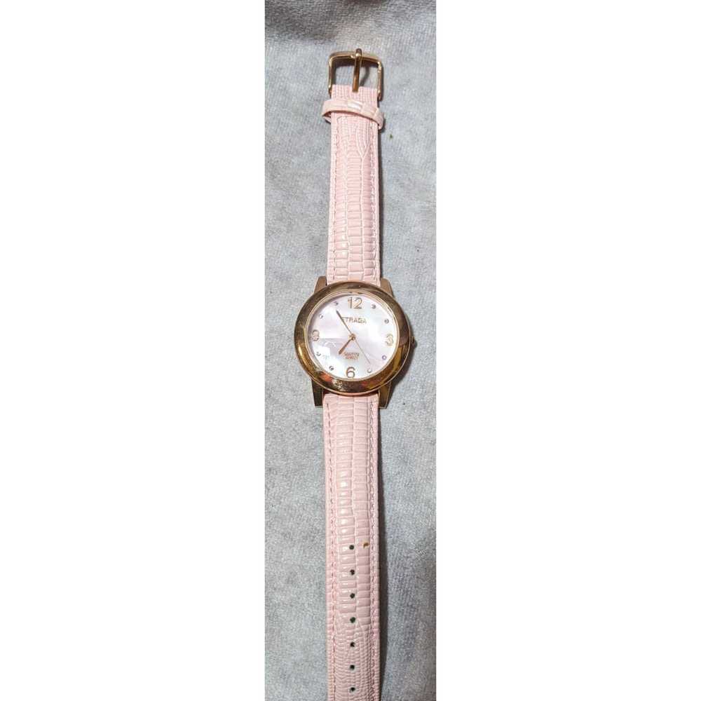 Other Vintage Strada 18K Rose Gold Plated Pink Wr… - image 4