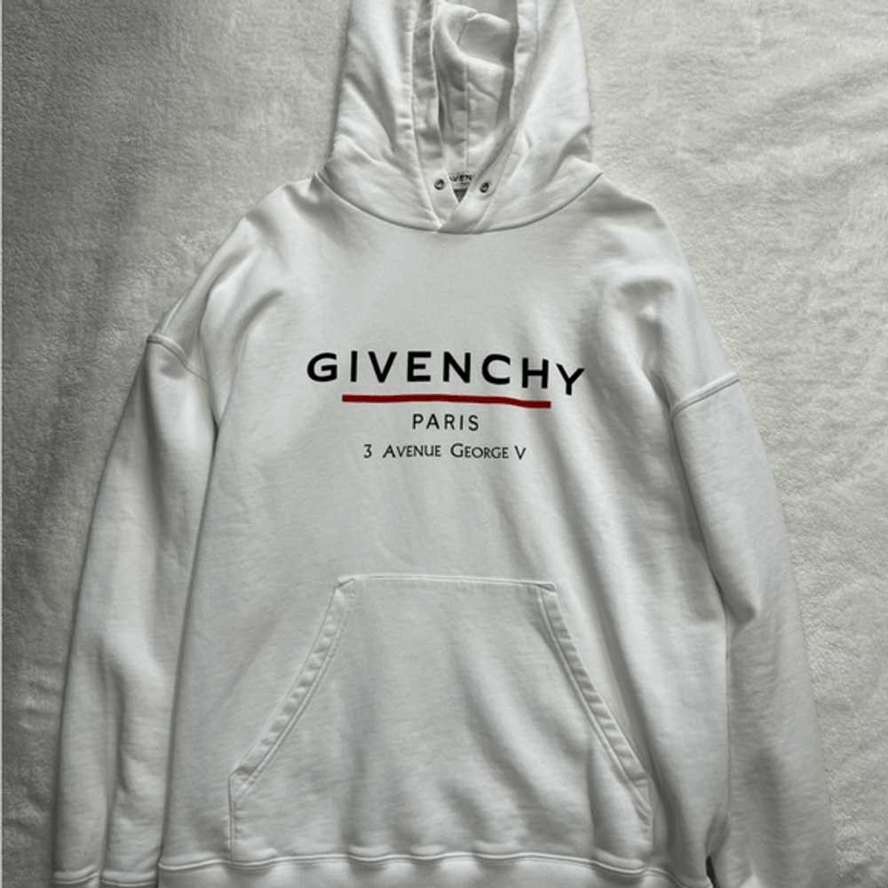 Givenchy Givenchy Address Logo Hoodie White Men’s… - image 1