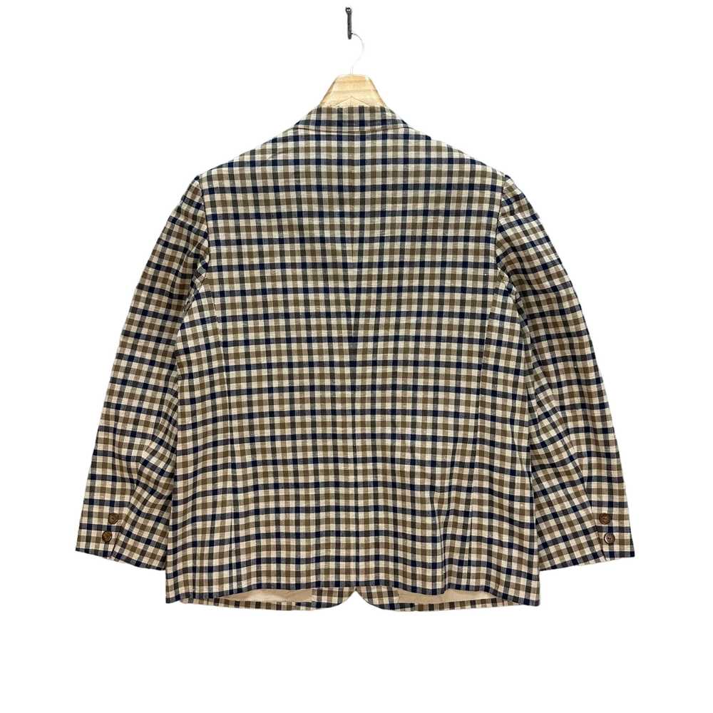 Aquascutum × Luxury AQUASCUTUM CHECKED SUIT JACKE… - image 10