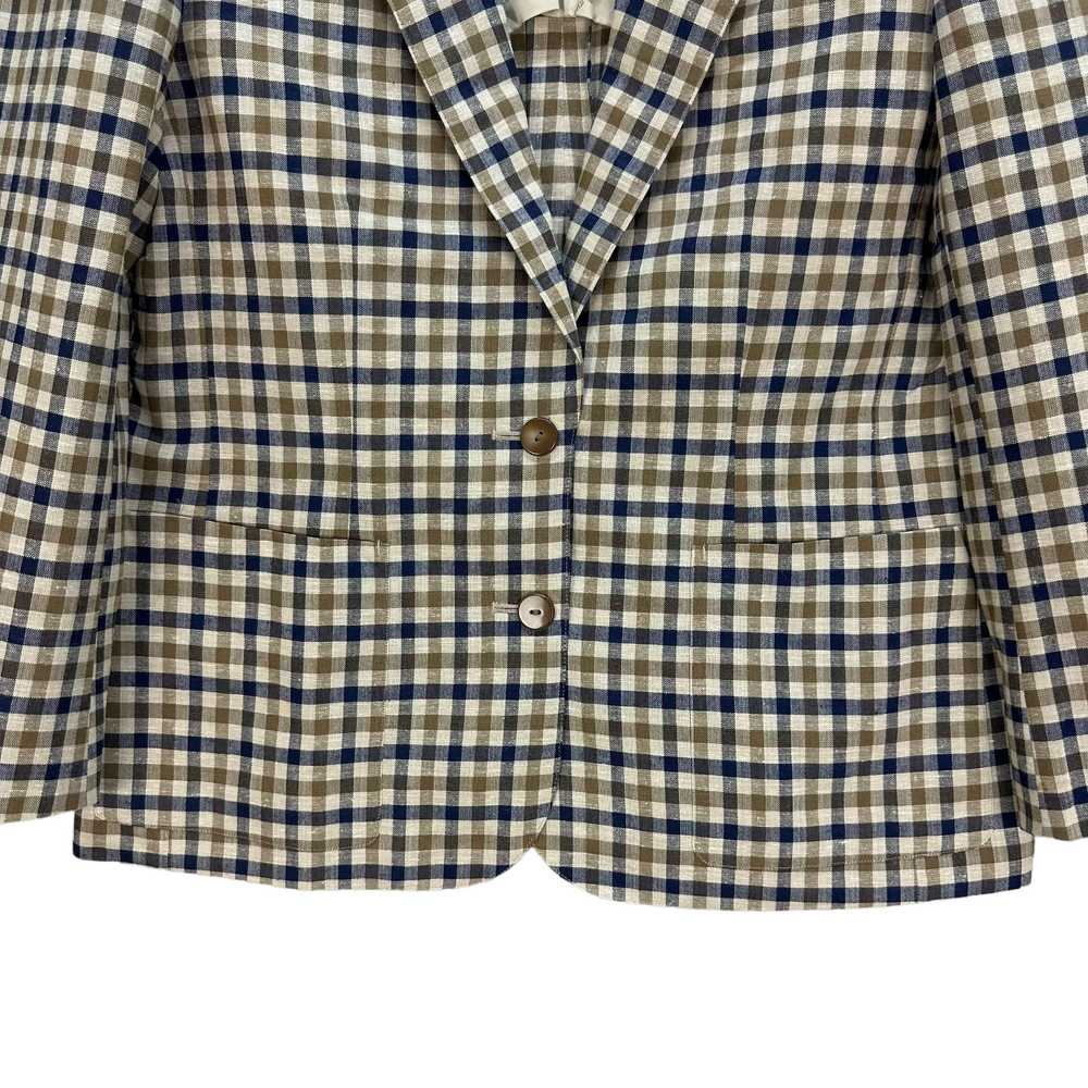 Aquascutum × Luxury AQUASCUTUM CHECKED SUIT JACKE… - image 3