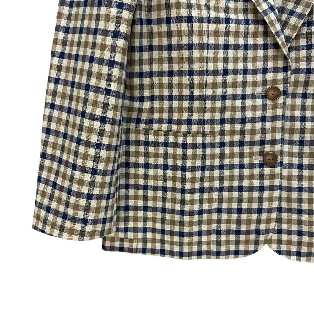 Aquascutum × Luxury AQUASCUTUM CHECKED SUIT JACKE… - image 4