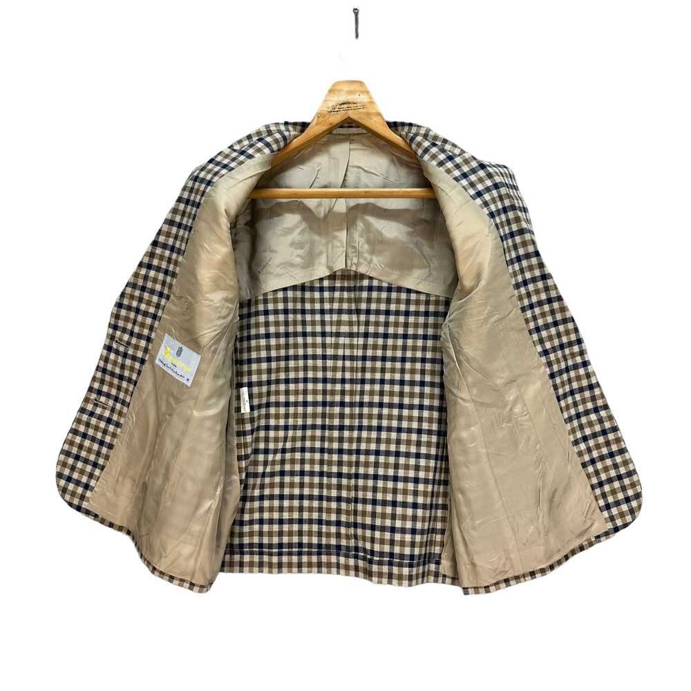 Aquascutum × Luxury AQUASCUTUM CHECKED SUIT JACKE… - image 6