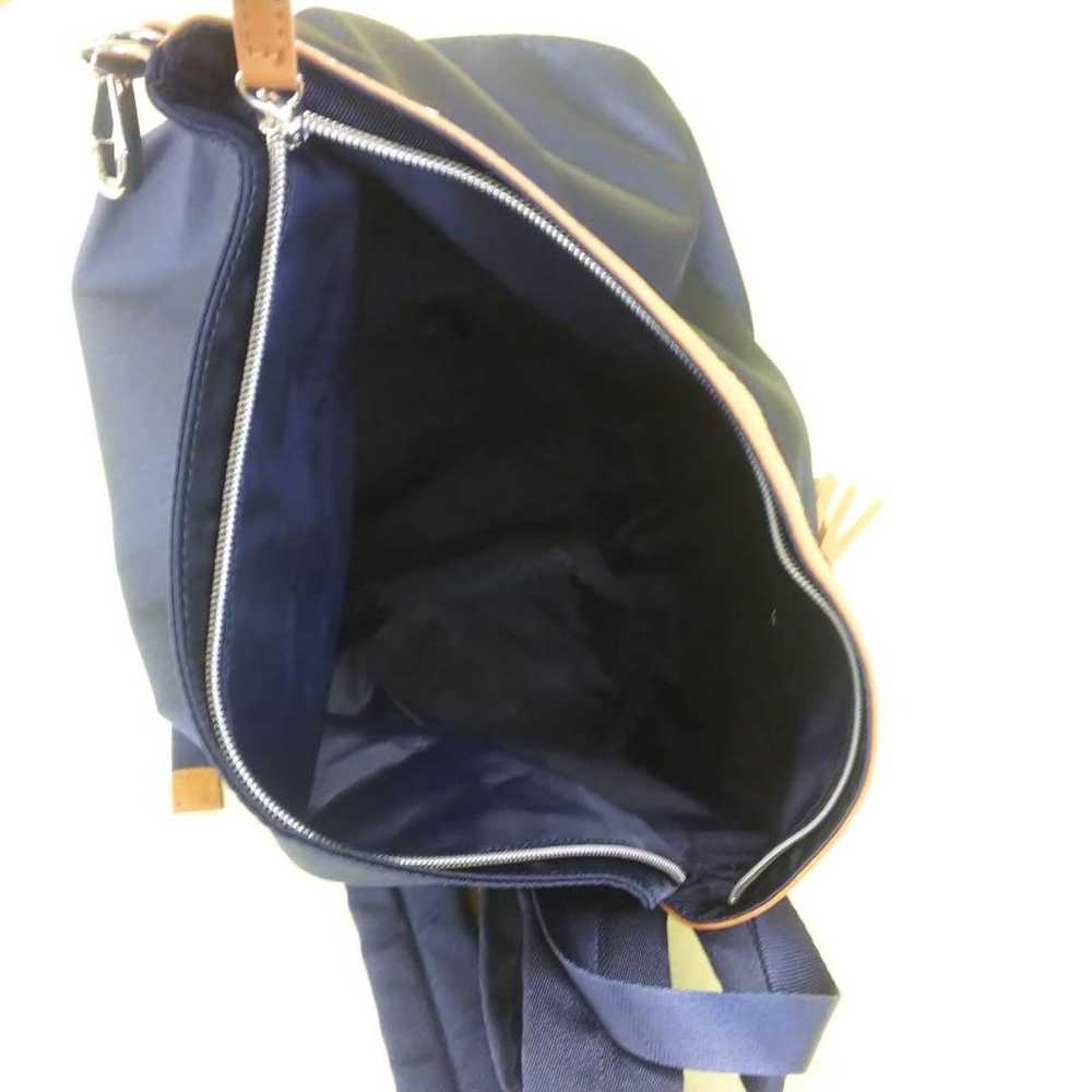 LA BAGAGERIE Backpack with Folded Mouth and Tasse… - image 3