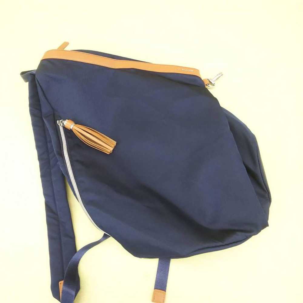 LA BAGAGERIE Backpack with Folded Mouth and Tasse… - image 4