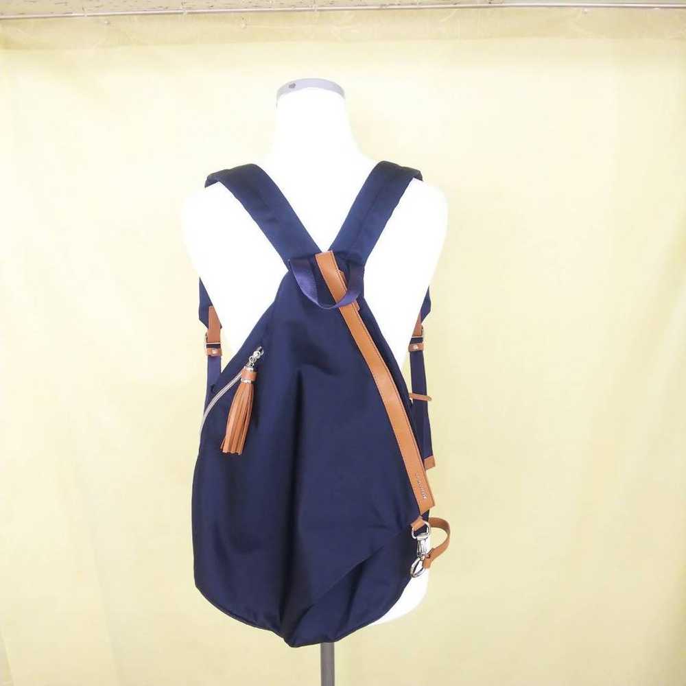 LA BAGAGERIE Backpack with Folded Mouth and Tasse… - image 7