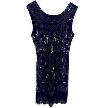 Other Unbranded Sequin Mini Dress Flapper Gatsby … - image 1