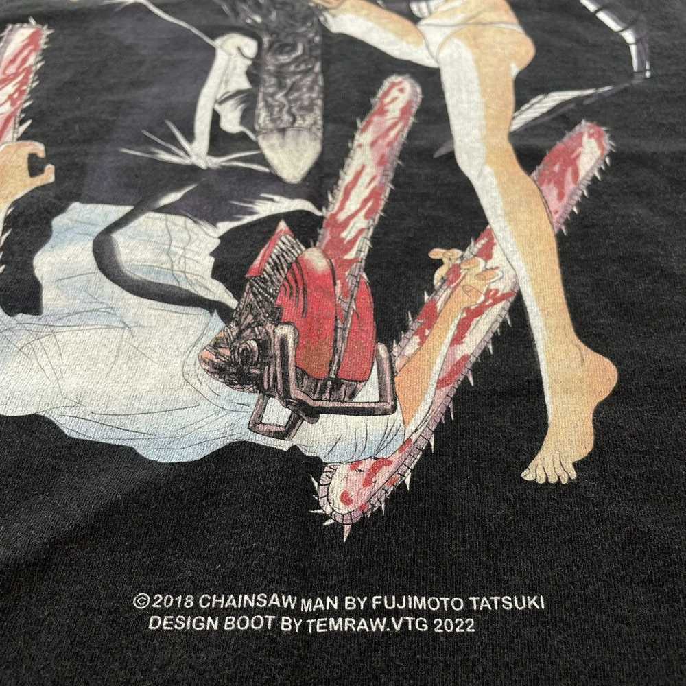 Band Tees × Streetwear × Vintage Chainsaw Man Ani… - image 3