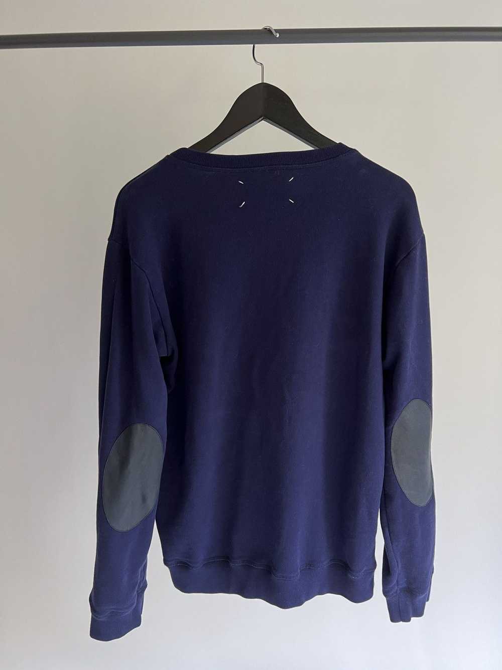 Maison Margiela Leather Elbow Patch Crewneck - image 2