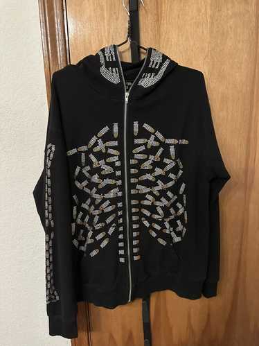 Decendant Decencding rhinestone skull hoodie