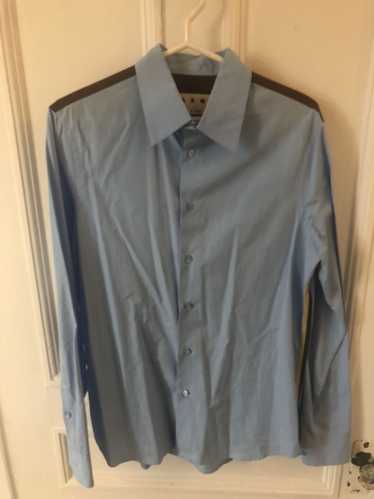 Marni Marni light blue and brown shirt (50)