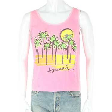 Vintage 80s Vintage Hawaii Palm Trees Beach Surf S