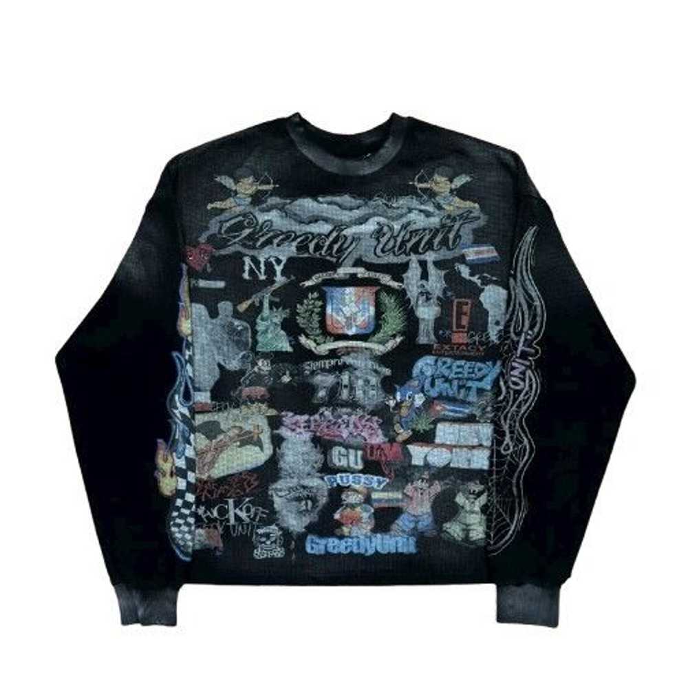 Streetwear GREEDY UNIT THERMAL LONGSLEEVE - image 1