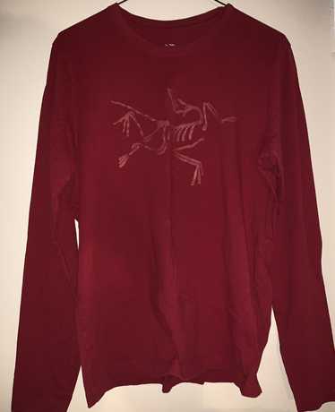 Rei Orange/Maroon Arctetyx long sleeve tee