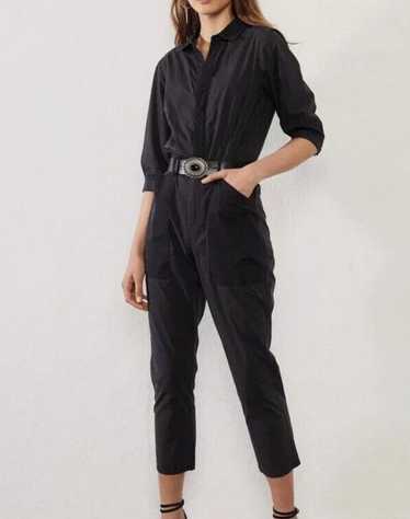 Ba&sh Ba&sh Gray Jumpsuit Button Down 3/4 Boilersu