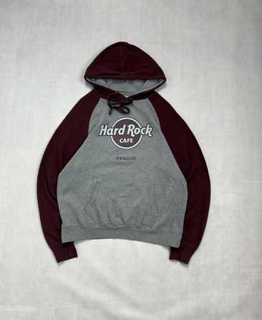 Hard Rock Cafe Hoodie Hard Rock Cafe Prague big lo