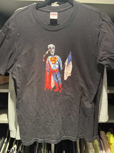 Supreme Supreme superman skeleton tee shirt