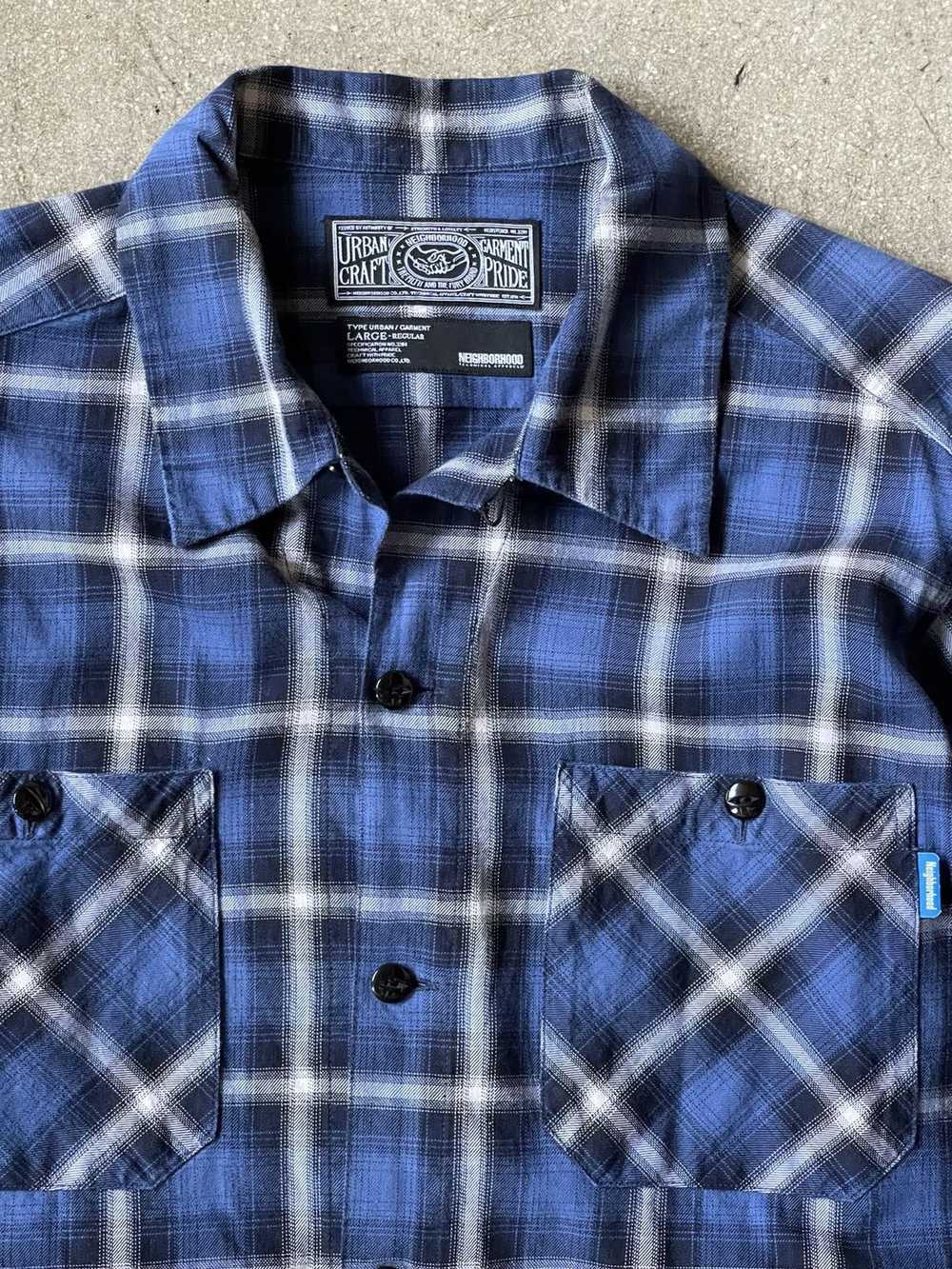 Neighborhood Neighborhood Shadow Plaid button up - image 3