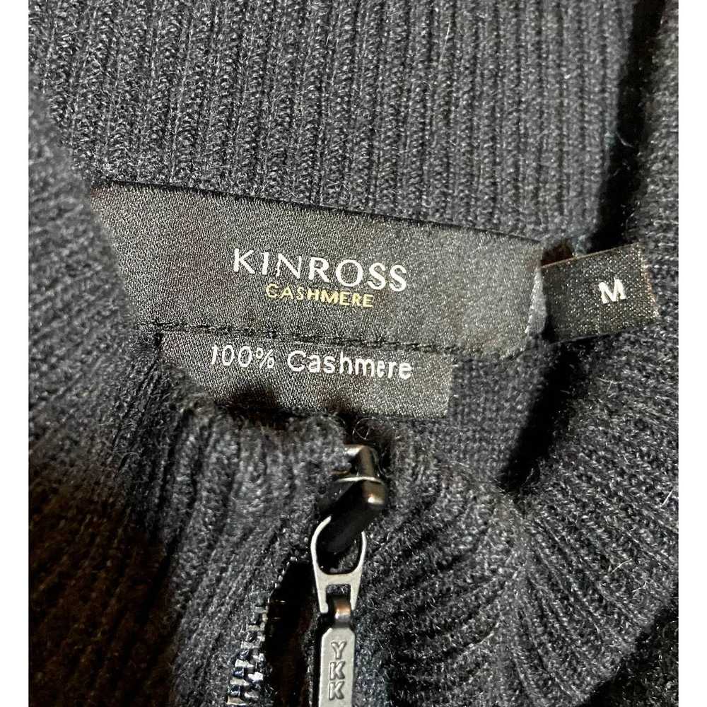 Other Kinross Quarter Zip Mock Neck 100% Cashmere… - image 2