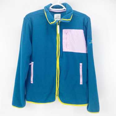 Other Ivory Ella Full Zip Fleece Jacket Turquoise 