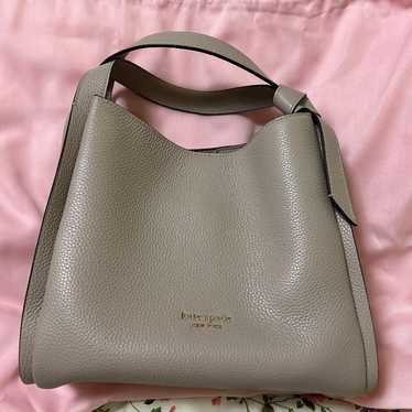 Kate Spade Knot Medium Crossbody Tote Warm Taupe - image 1