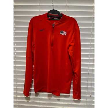 Nike Nike Running Team USA 1/4 Zip Pullover - Siz… - image 1