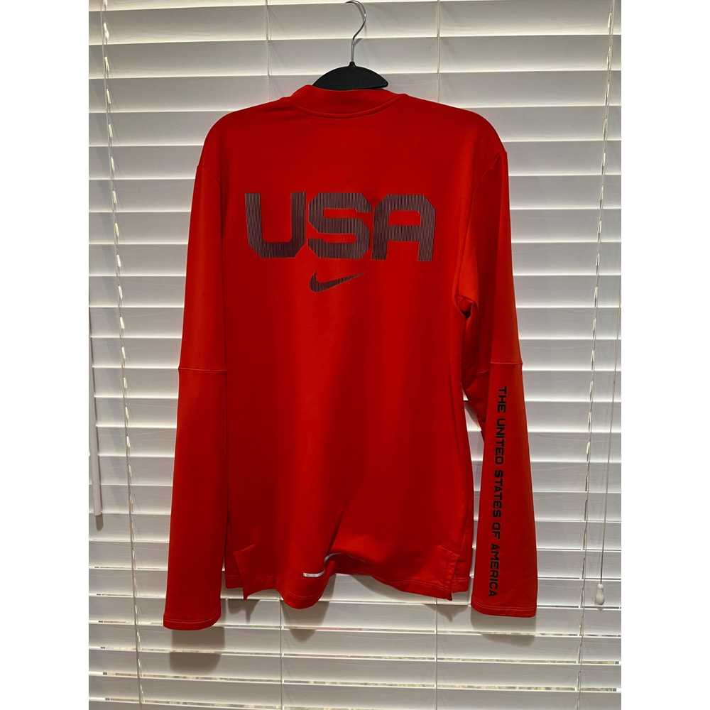 Nike Nike Running Team USA 1/4 Zip Pullover - Siz… - image 4